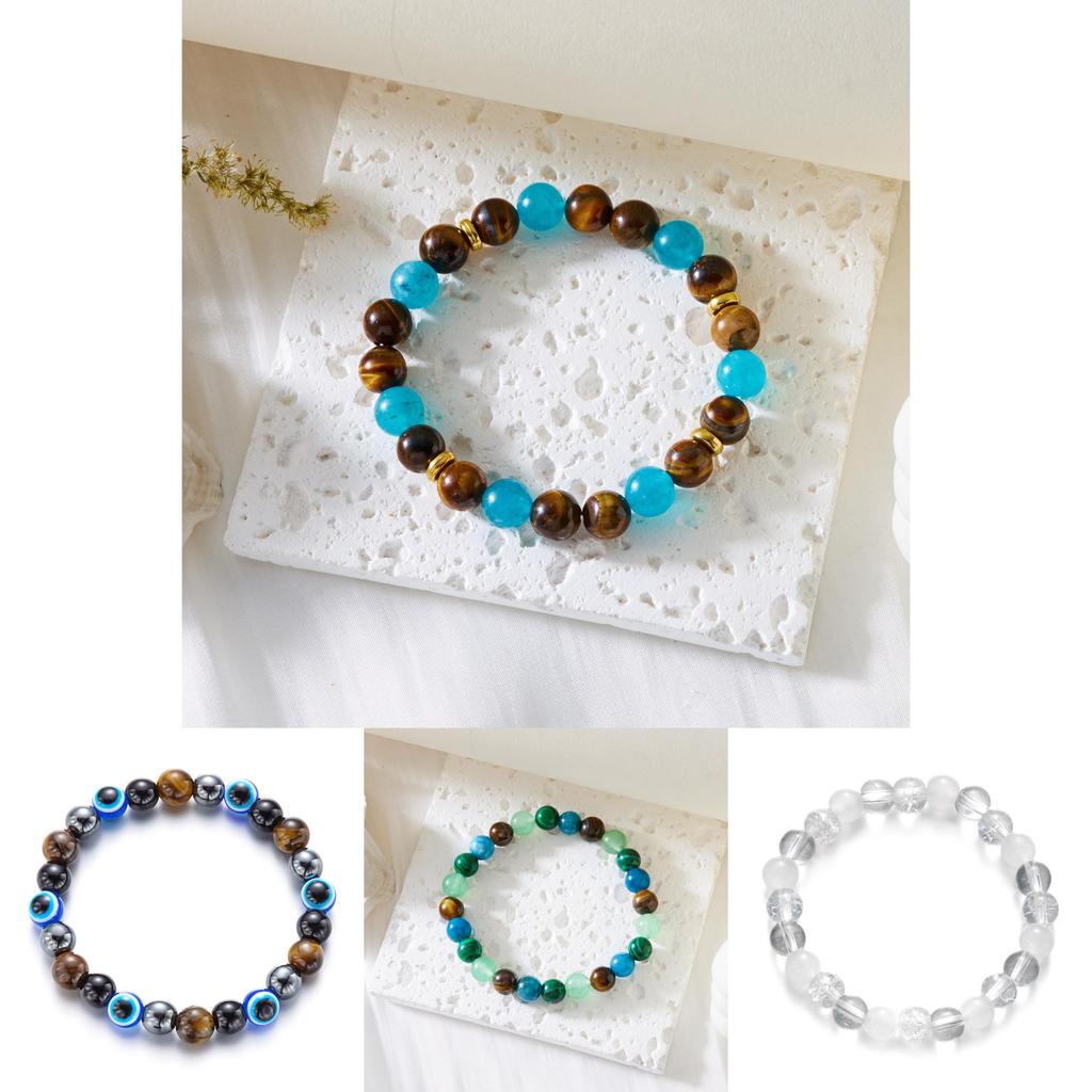 Eye Of The Devil Stretch Bracelet With Electroplated Finish For Women Accessories