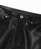 Trillion Parachute Cargo Rivet Vegan Leather Pants (Black)