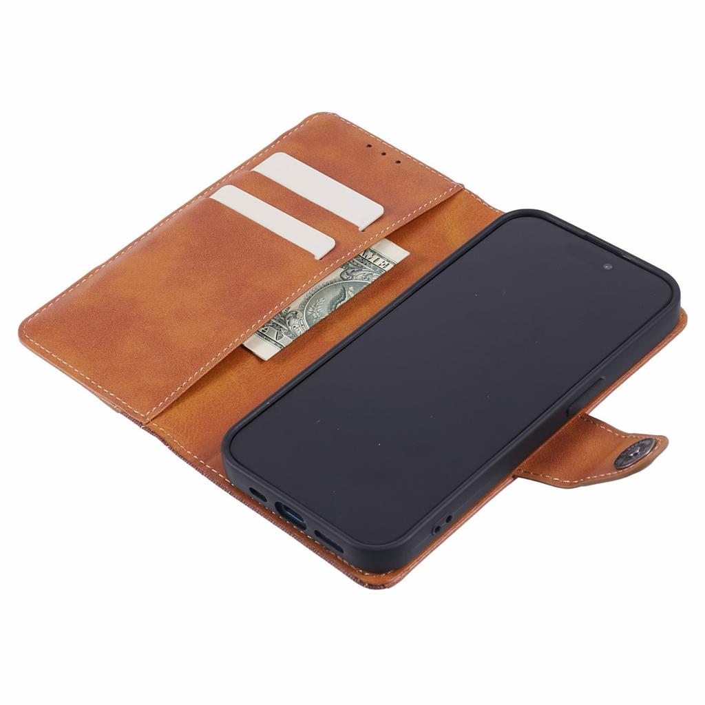 For Huawei Nova 12 Pro 5G/nova 12 Ultra 5G Cell Phone Case Splicing Crazy Horse Texture PU Leather Wallet Cover