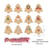 Etiquetas de Presente de Natal de Papel Kraft com Cordão - Cartões Penduráveis para Decoração de Árvore
