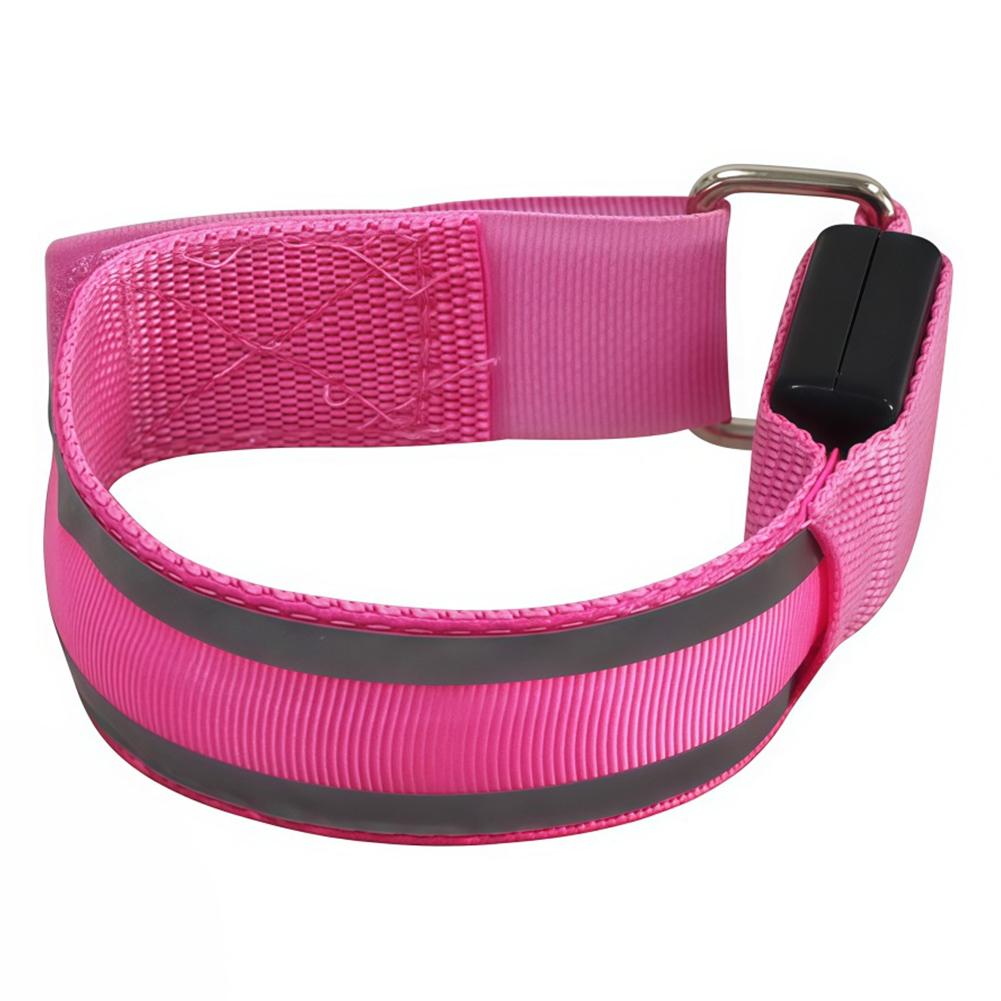 Night Running Reflective Strip Night Running Armband USB Rechargeable LED Light, Reflective Safety Wristband For Cycling Running