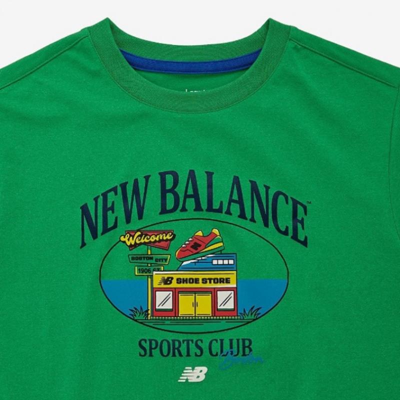 New Balance Half Club  Kids Graphic Sorona ShorT Sleeve T shirT Nk9ee2105u 40 ShorT Sleeve Tee