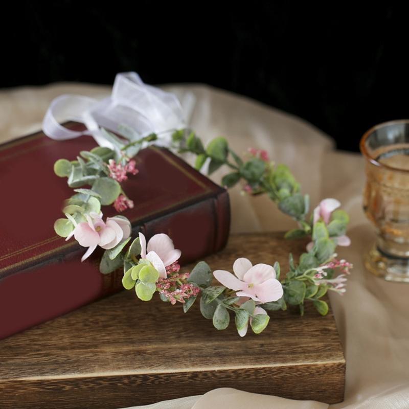 Blomsterkransar Blomsterkrans Hårband Håraccessoarer Blomsterkronor Bröllop Festivaler Fotorekvisita Huvudprydnad för Kvinnor