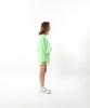 Champion Long Sleeve Crew Neck Sweatshirt with Script Loose Light Green Kids' Logo, Fit, (CK-Z003)