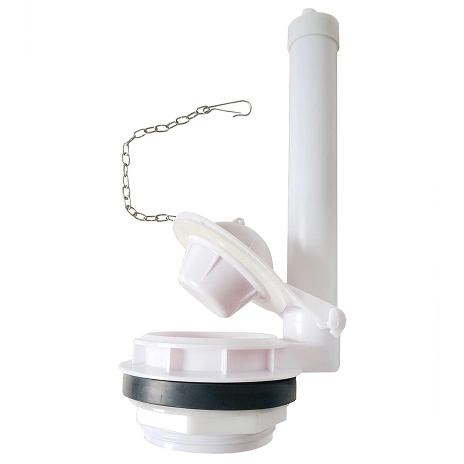 Toilet Flush Valve Easy Install Toilet Cistern with Chain High Pressure Repair Parts Replacement Flushing Valve Outlet Valve