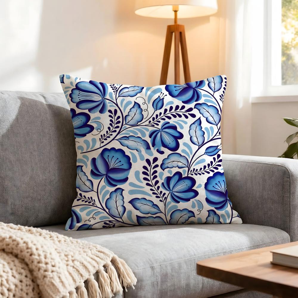 Pattern Scroll Pattern Cushion Cover 1Pcs Decorative Covers Soft Cushion Case For Sofa Couch Decor 40X40 45X45 Pillowcases
