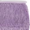 10yd 14cm Langer Fransen Latein Kleid Quasten Polyester Spitze Besatz Band Nähen Bühne DIY Vorhang Bekleidungszubehör Violett