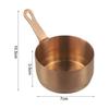 High Temperature Resistant Sauce Pan 100ML Stainless Steel Pot for Easy Use