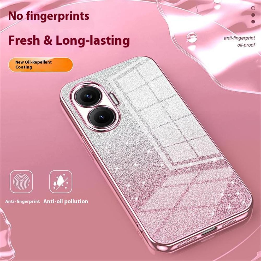For Xiaomi Redmi Turbo 4 Pro 5G/Poco F7 5G Case Electroplating Gradient Glitter TPU Phone Cover