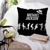 Povlak na polštář M-Michael Jackson Čtvercový polštář Ložnice Pohovka Volný čas Pohodlný polštář Auto Obývací pokoj Domácí dekorace