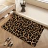 Leopardenmuster Fußmatte Nordischer Stil Schlafzimmer Wohnzimmer Fußmatte Haus Balkon Anti-Rutsch Alfombra