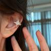 Sweet and Cool Wind, Mango Zircon Ear Clips, No Ear Piercings, Female Niche Design Ear Bone Clips, Light Luxury High-end Earrings Wholesale