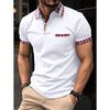 Summer Men's Button-pocket Henry Collar Sports Polo Shirt