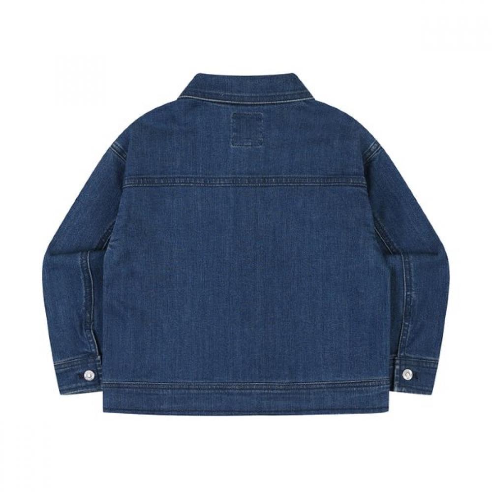 Kangol Kids Denim Jacket Blue Rc 0102