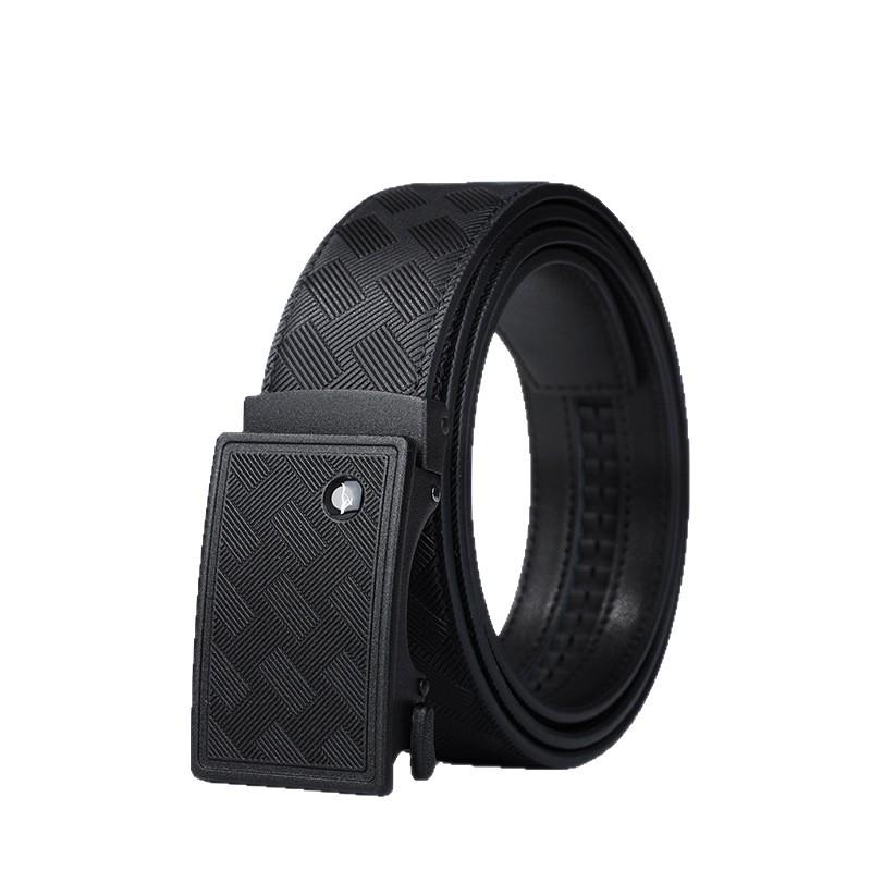 Seven Wolves Men's Leather Belt with Automatic Buckle - Versatile, High-End Business Accessory and Gift.