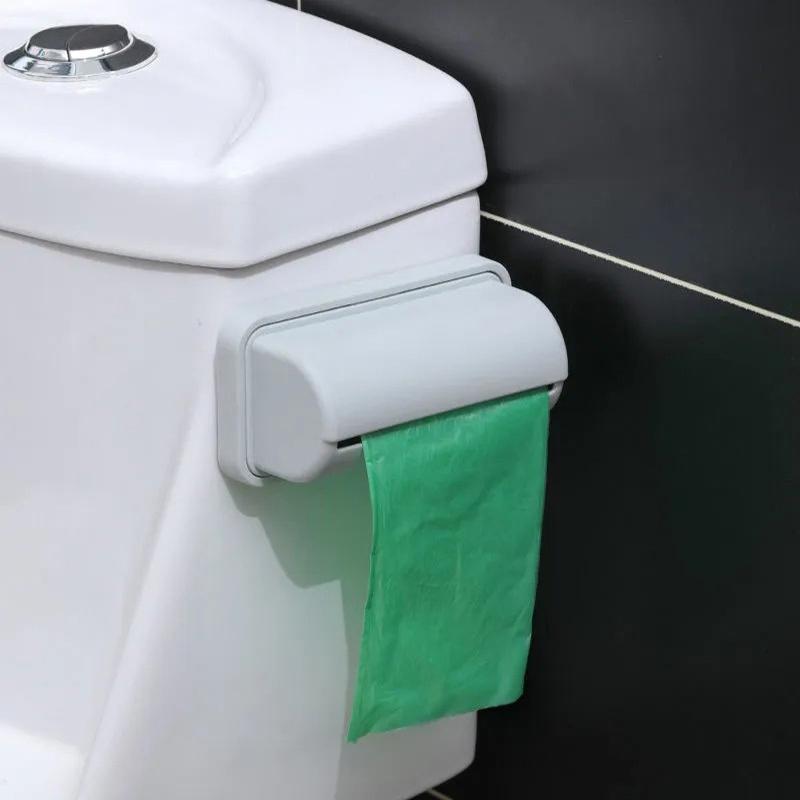 Wall Mount Trash Bags Storage Box Garbage Bag Dispenser for Kitchen Bathroom Plastic Bags Container Organizer Grocery Bag Holder
