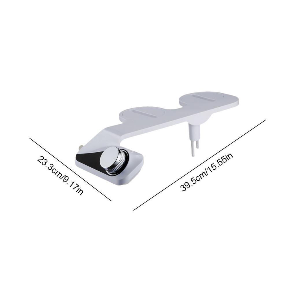 

Биде для туалета, регулируемые двойные насадки, задняя мойка, биде, распылитель воды, туалет, биде, прочный, удобный для беременных белый