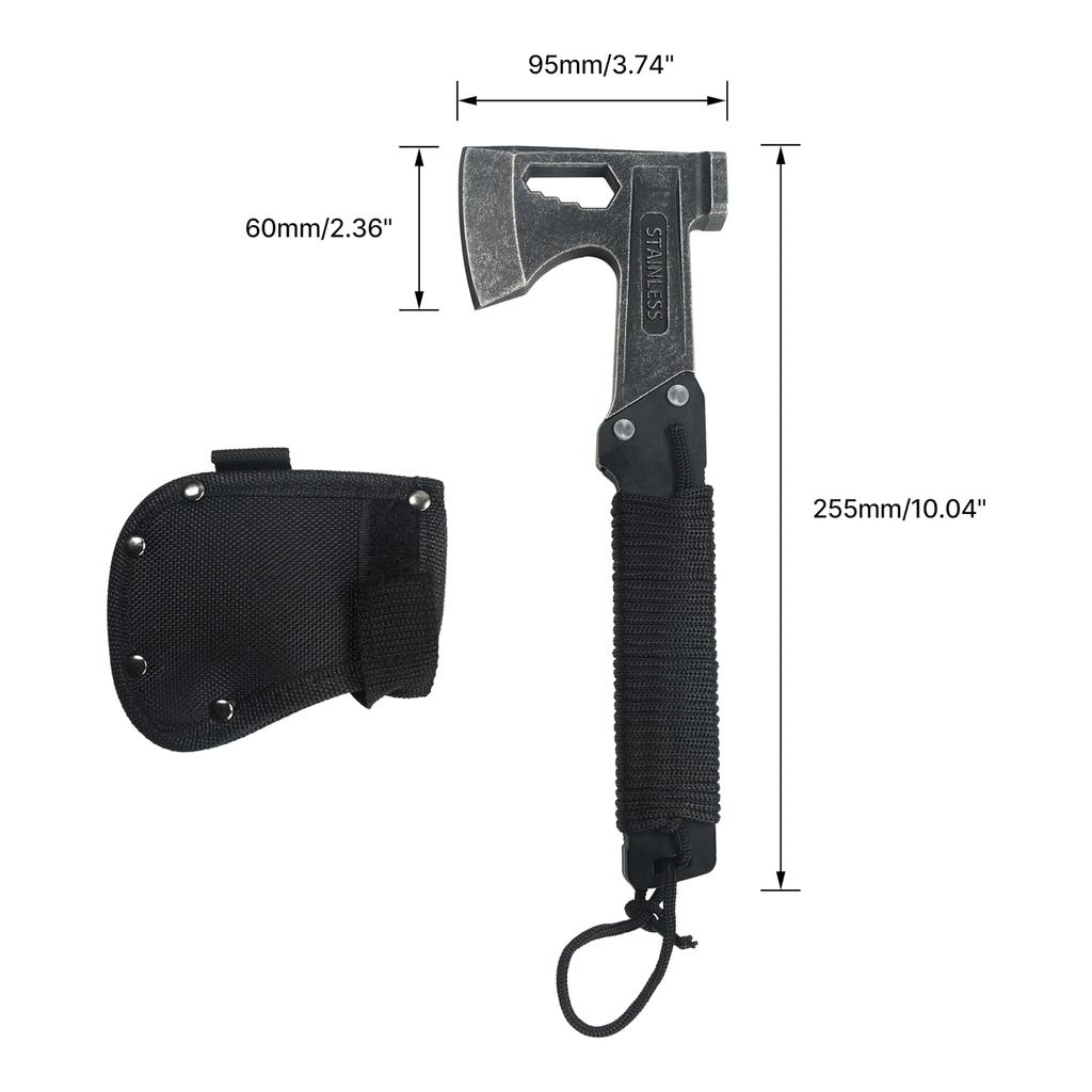 Axe Hatchet 3in1 Home Camping Emergency HFS(R) Multi-function Multi-tool Multi-tool