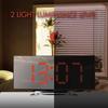 Digital Alarm Clock Curved LED Electronic Digital Desktop Clock Bedroom Decor Table Clock Bedside Alarm Clock