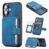 For iPhone 17 Case Wallet Card Slot TPU+PU Leather Back Phone Cover