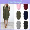Elegant Women Stretch Loose Baggy Jumper Tops With Pockets For Perfect Party Look