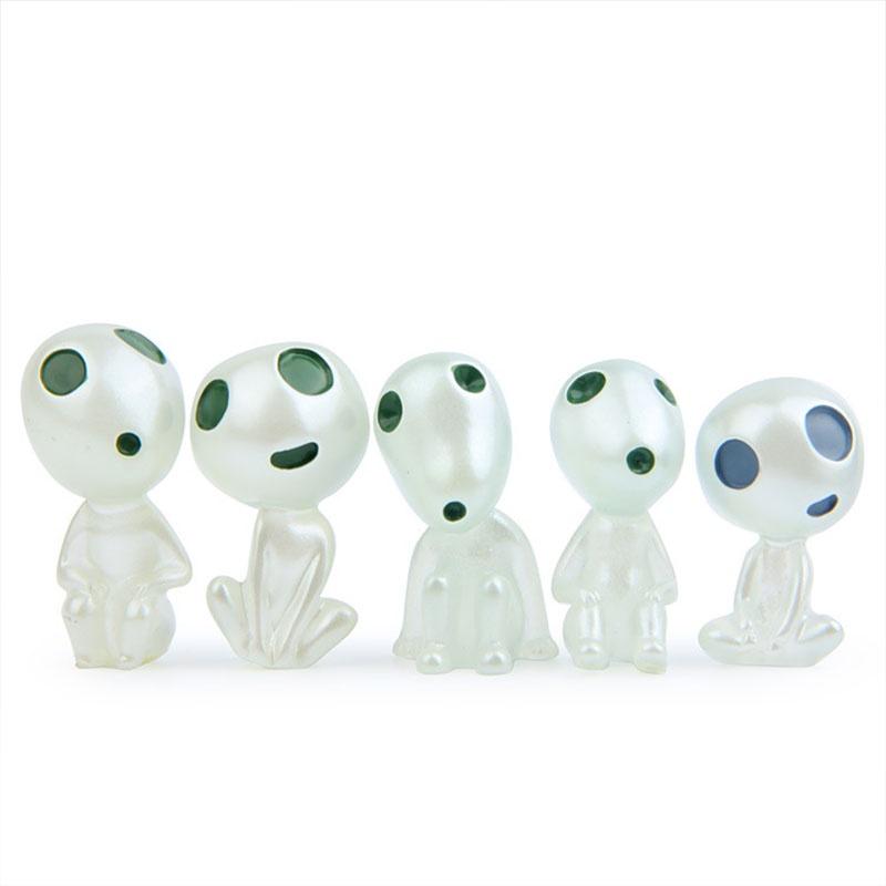 Enchanting Mini Mononoke Luminous Tree Elves Doll Ornament For Micro Landscape Bonsai