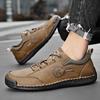 Męskie buty skórzane Ręcznie robione sneakersy Buty codzienne outdoorowe