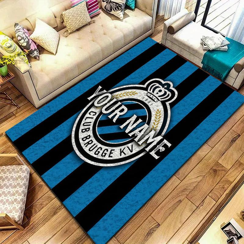 Club Brugge Kv Custom Name Carpet Rug For Living Room Bedroom Home Sofa Decoration Kids Play Nonslip Floor Mat