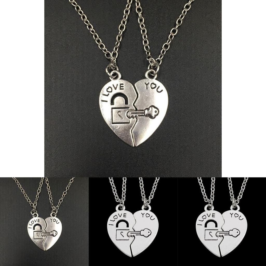 Geometric Alloy Heart Pendant Necklace For Couples And Unisex Summer Fashion