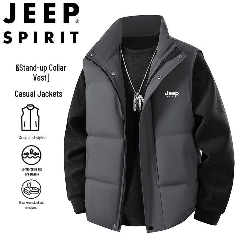 

JEEP SPIRIT Men s Winter Quilted Vest 3XL