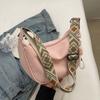 Wide Shoulder Strap Women Crossbody Bag Simple Oxford Dumpling Bag Single Shoulder Bag  Commuting