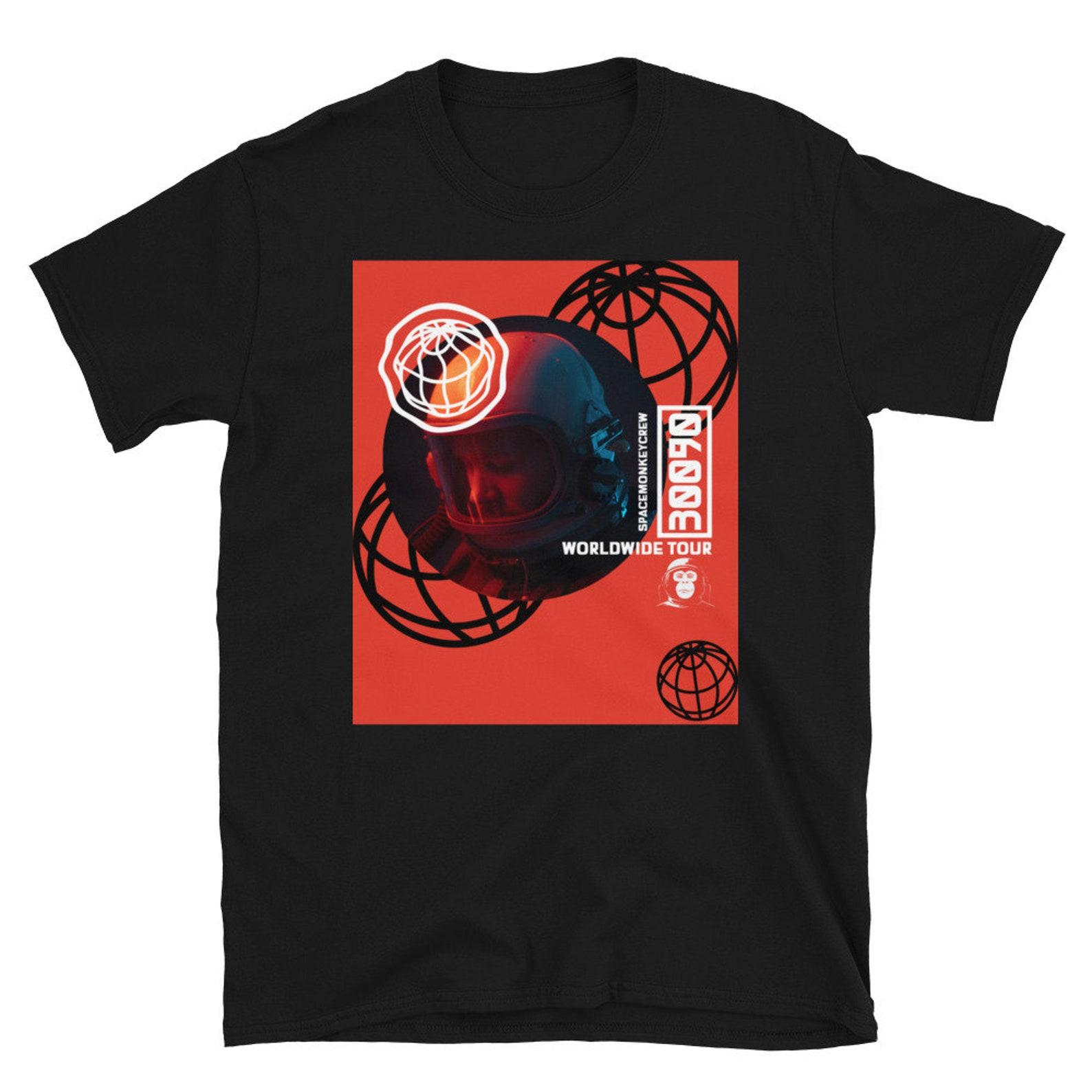 Space Monkey Crew Tour Unisex T-Shirt M