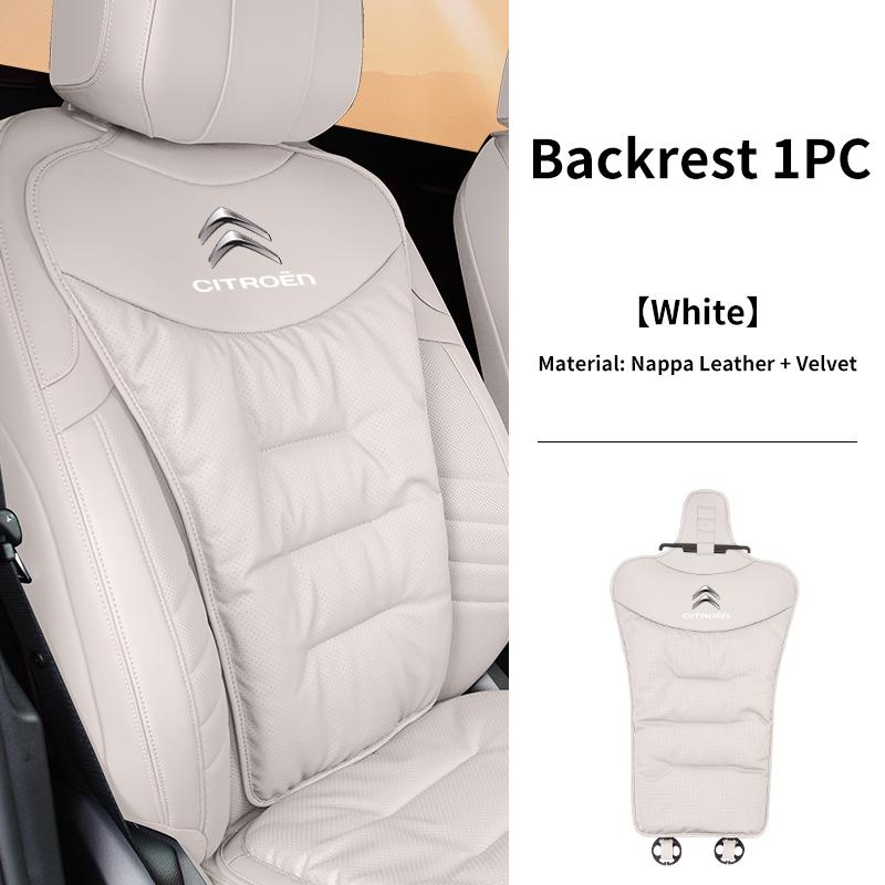 New Luxury Car Velour Leather Cushion Breathable Back Seat Cushion Seat Cover Tools For Citroen C4 C3 C5 C1 C2 VTS Berlingo Cely