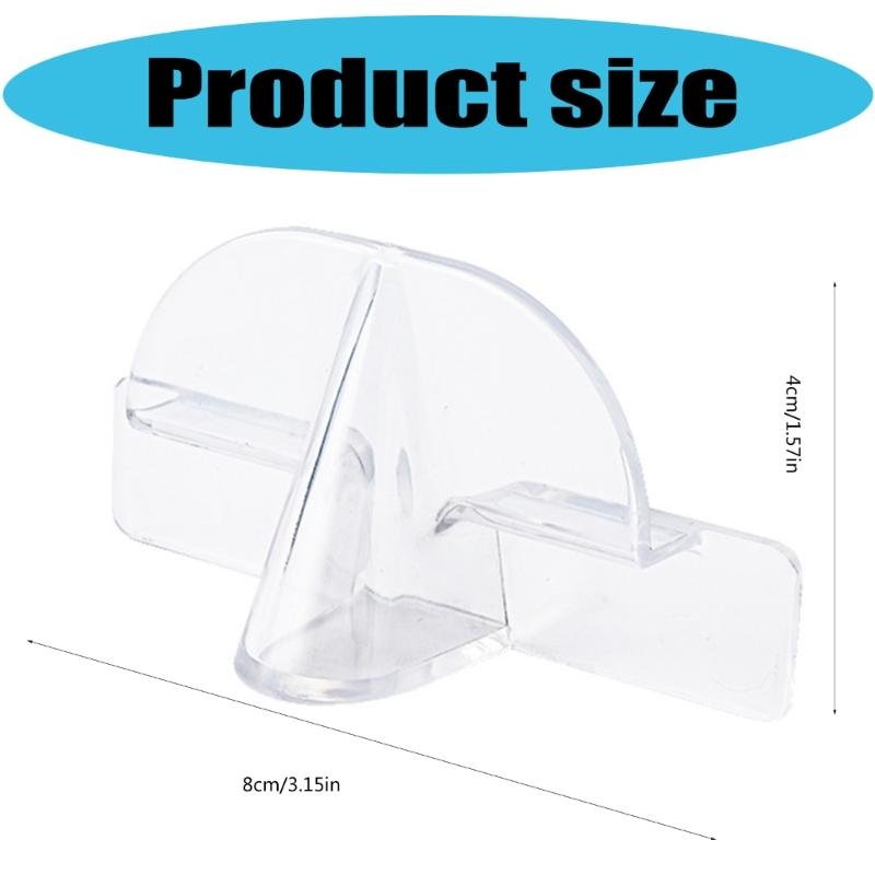 5 Pieces Unique Sturdy Plastic Wall Mounted Glasses Holder for Fashionable and Retail Store Owners for Stylish Displays