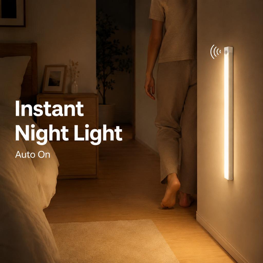 PIR Motion Sensor Led Lights Battery Light For Home Portable Indoor Lighting Bulbs Tubes