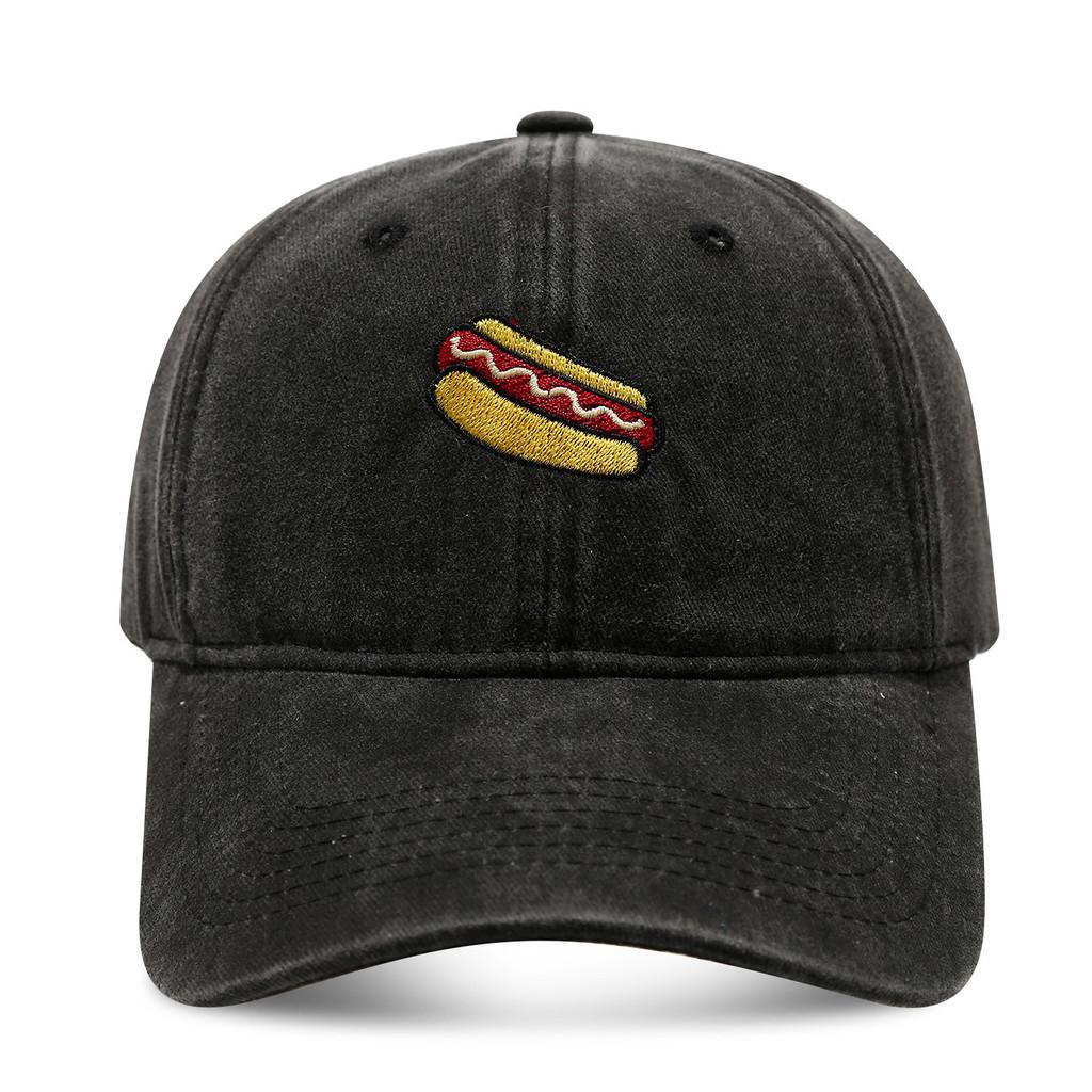 

Vintage Dog Pattern Baseball Cap With Embroidery For Casual Women Men Summer