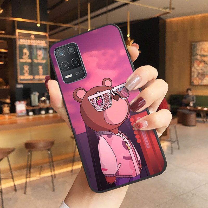 Kanye West Graduation Bear Shell Phone Cover For Oppo Realme 8Pro 6PRO 6i 7pro 9i 9pro C11 C21Y C21 C25Y C25S C3 Q3S XT Cases