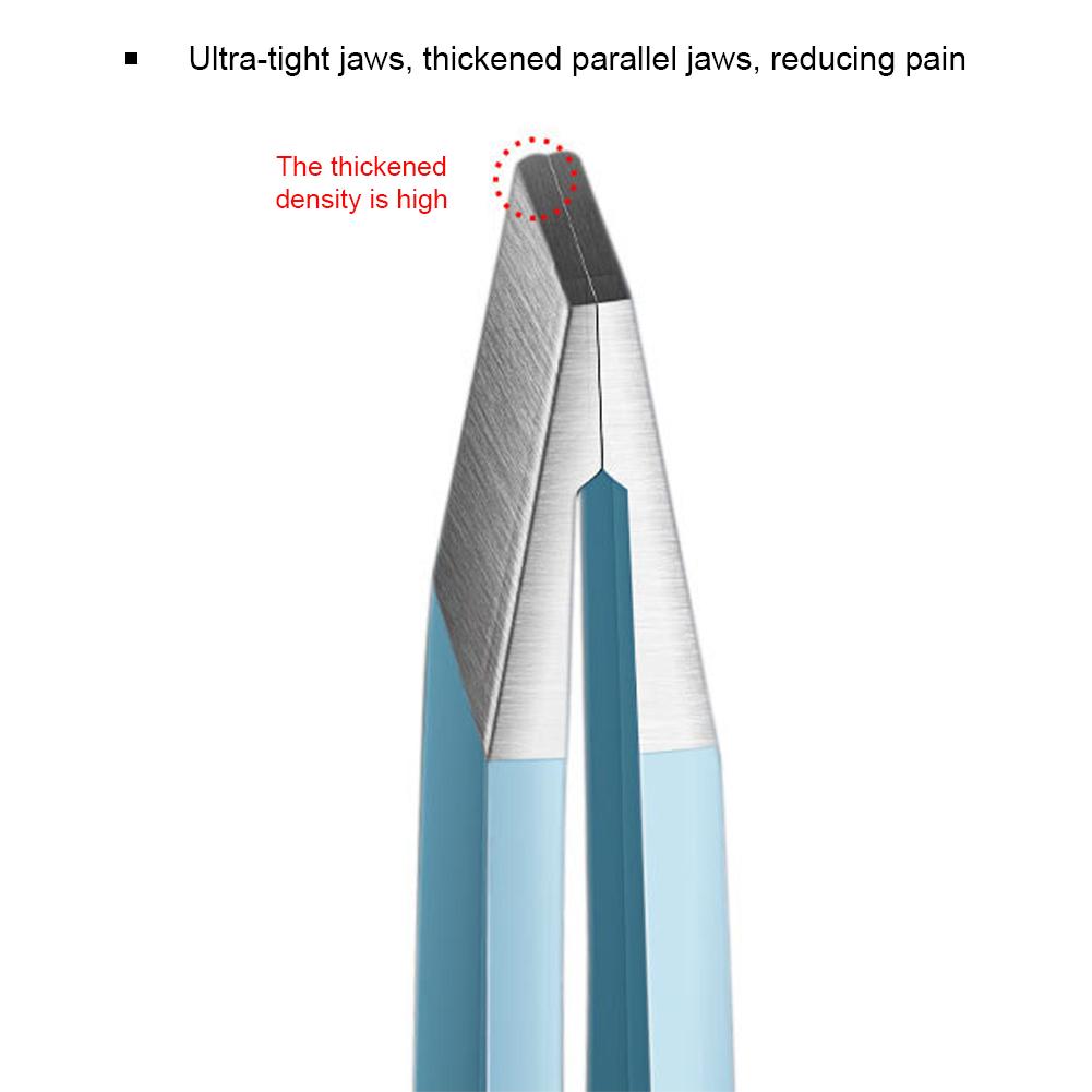 2/4 Stück Beauty-Tools Augenbrauenpinzetten-Set Edelstahl Haarentfernungsclip für Gesichtshaare Wimpern Augenbrauen Pinzette Professionelle Anfänger