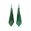 Fashion Earrings Metal Sequins Tassel Earrings Creative Square Geometric Long Earrings