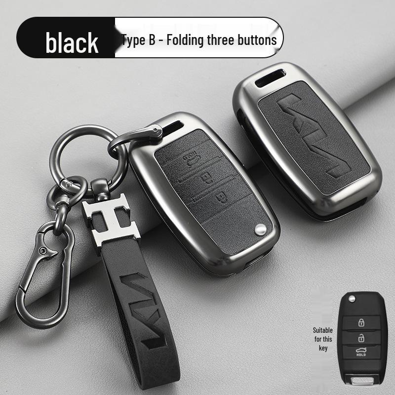 Kia Key Bag for K3 K4 K5, KX3 KX5/7, Sportage, Sorento, Niro, Kaicheng - Unisex Shell Buckle