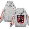 European and American fashion zippered sweatshirt Full Zip Up Hoodies