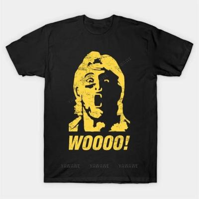 Brand Unisex Tee Shirt Black Tshirts for Unisexs Ric Flair Woooo T Shirt Unisex Cotton Summer Short Sleeve Fashion Unisex Teeshirt