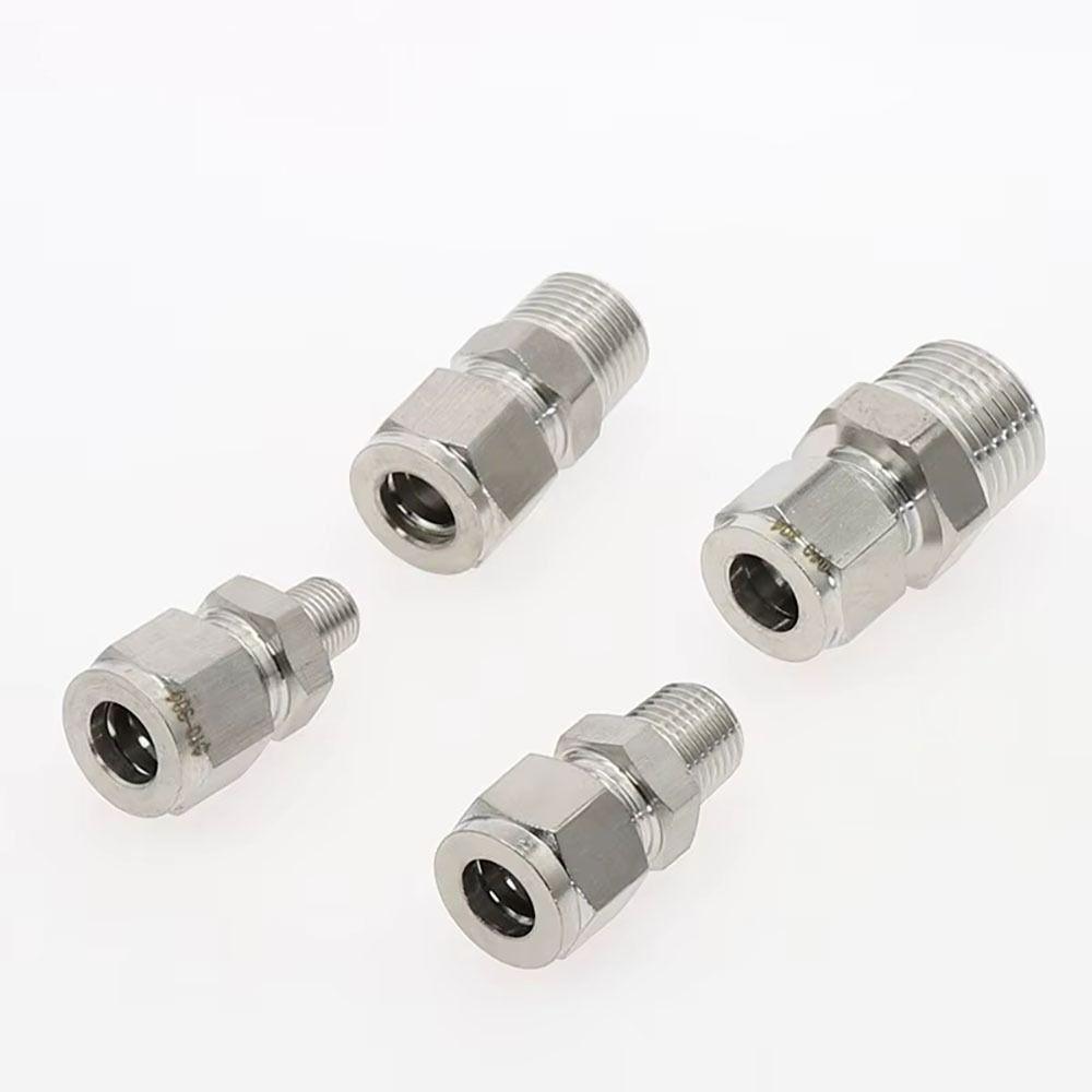1Pcs Stainless Steel Quick Fitting 304 SS Metric ZG Pipe Fitting Tube Connector  for Oil Water Gas