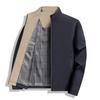 Men's Stand-Up Collar Jacket - Spring/Autumn Casual Outerwear for Middle-Aged and Older Men