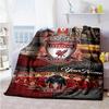 Liverpool Fc Personalized Text Blanket Cozy Personalized Blanket Soft Cozy Throw For Bed Bedding Livingroom Office Four Seasons Universal