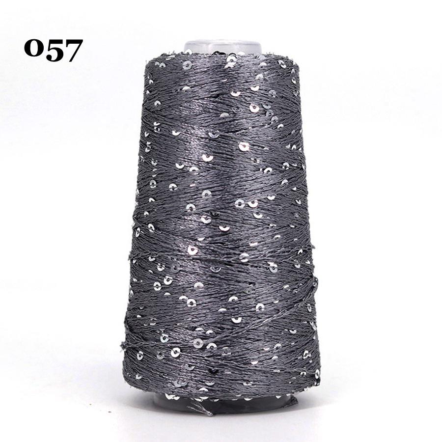 Sequin Cotton Yarn: 50g Fancy Skein for Hand & Machine Knitting