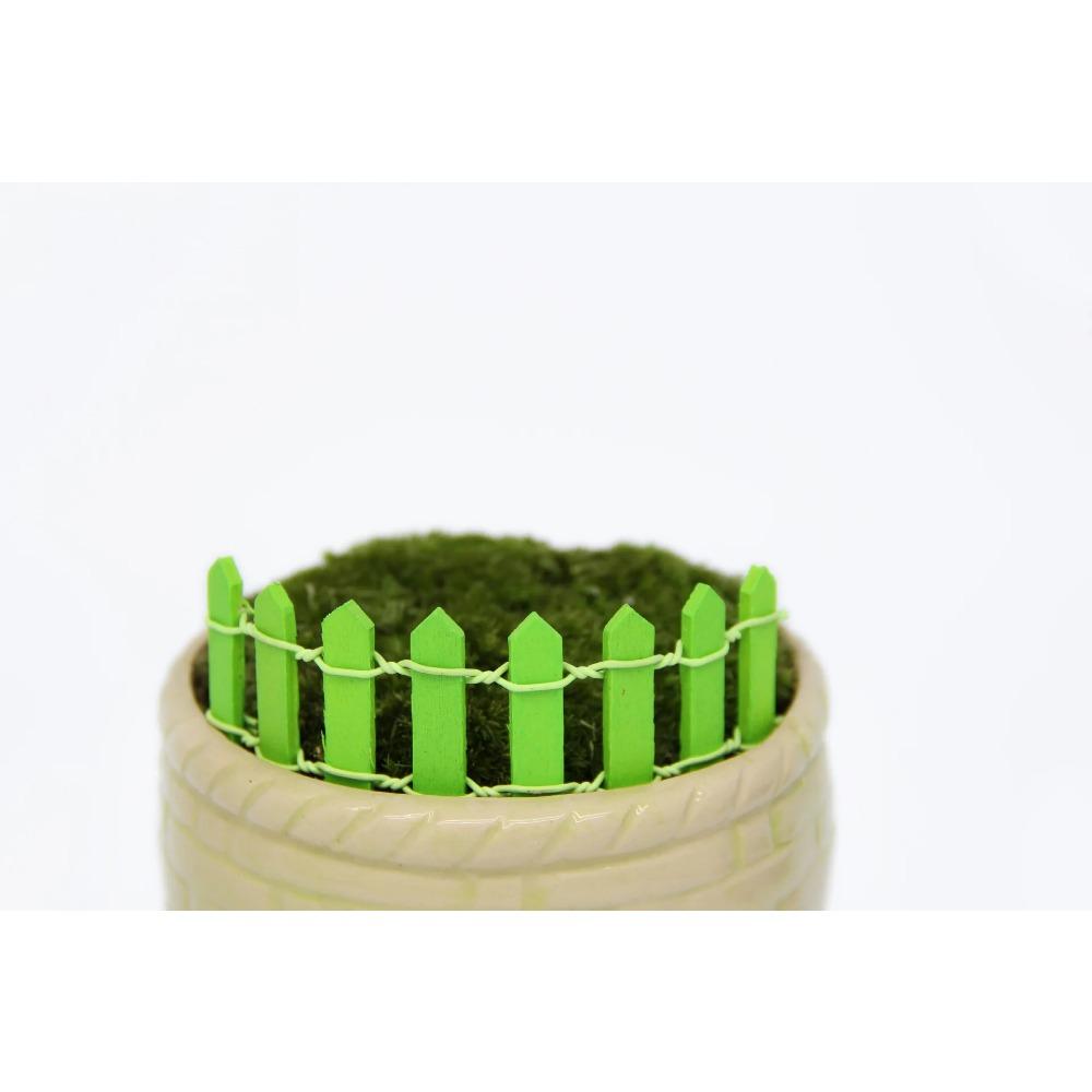 

100*3 см Мини Деревянный Забор DIY Миниатюрный Сказочный Сад Деревянный Барьер Кукольный Домик Витрина Ремесло Украшения Дома Аксессуары