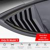 For Model Y Side Window Louver Cover Sport Style for Tesla Model Y    2024 2025 Juniper Accessories 2Pcs(Glossy Black)