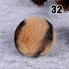 20PCS Imitation Rabbit Fur Ball Handmade Clothing Bag Decoration Artificial Fluffy Soft Pompons Colorful Balls for DIY Keychain