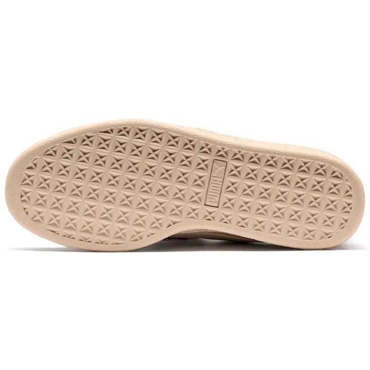 Puma Womens Basket 'Heart Mimicry' (women's sizes) Vanilla Cream / Vanilla Cream Skate Shoes 367028 01